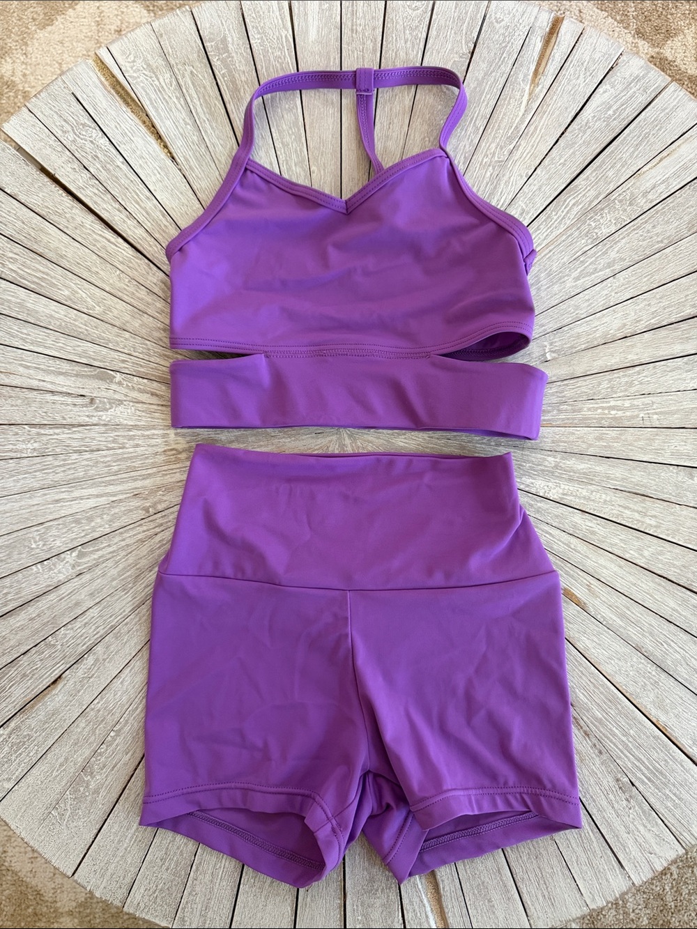 Balera Purple Dancewear Set
